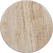 Meridian Furniture Pietra Brown Travertine And Mango Wood End Table
