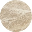 Meridian Furniture Elvira Beige / Brown Marble And Mango Wood Coffee Table