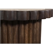 Meridian Furniture Elvira Beige / Brown Marble And Mango Wood End Table