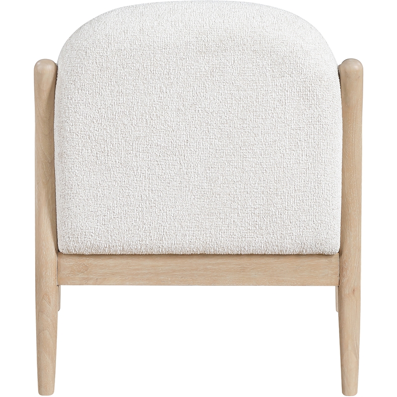 Meridian Furniture Helmsley Cream Performance Fabric Upholstered Accent Chair