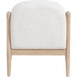Meridian Furniture Helmsley Cream Performance Fabric Upholstered Accent Chair