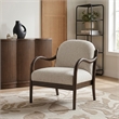 Meridian Furniture Helmsley Beige Performance Fabric Upholstered Accent Chair