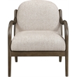 Meridian Furniture Helmsley Beige Performance Fabric Upholstered Accent Chair