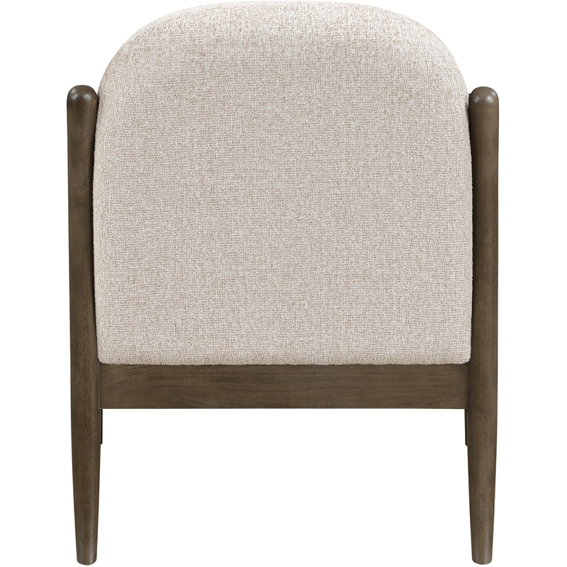 Meridian Furniture Helmsley Beige Performance Fabric Upholstered Accent Chair