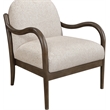 Meridian Furniture Helmsley Beige Performance Fabric Upholstered Accent Chair