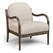Meridian Furniture Helmsley Beige Performance Fabric Upholstered Accent Chair