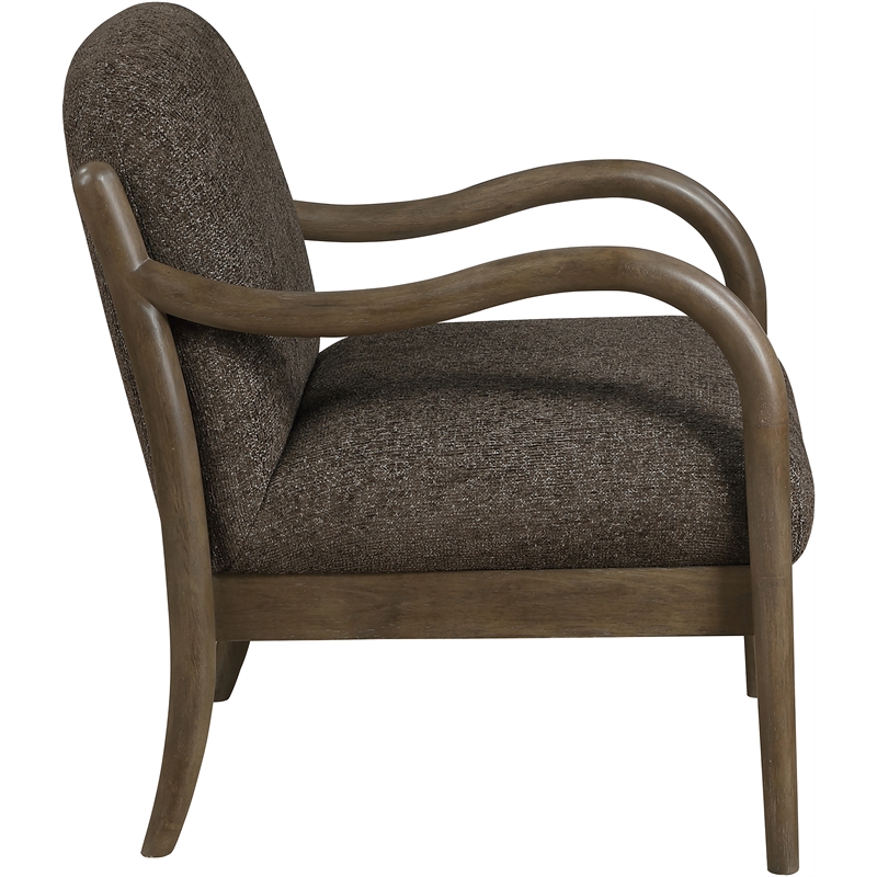 Meridian Furniture Helmsley Brown Performance Fabric Upholstered Accent Chair