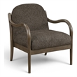 Meridian Furniture Helmsley Brown Performance Fabric Upholstered Accent Chair