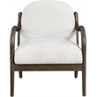 Meridian Furniture Helmsley Cream Performance Fabric Upholstered Accent Chair