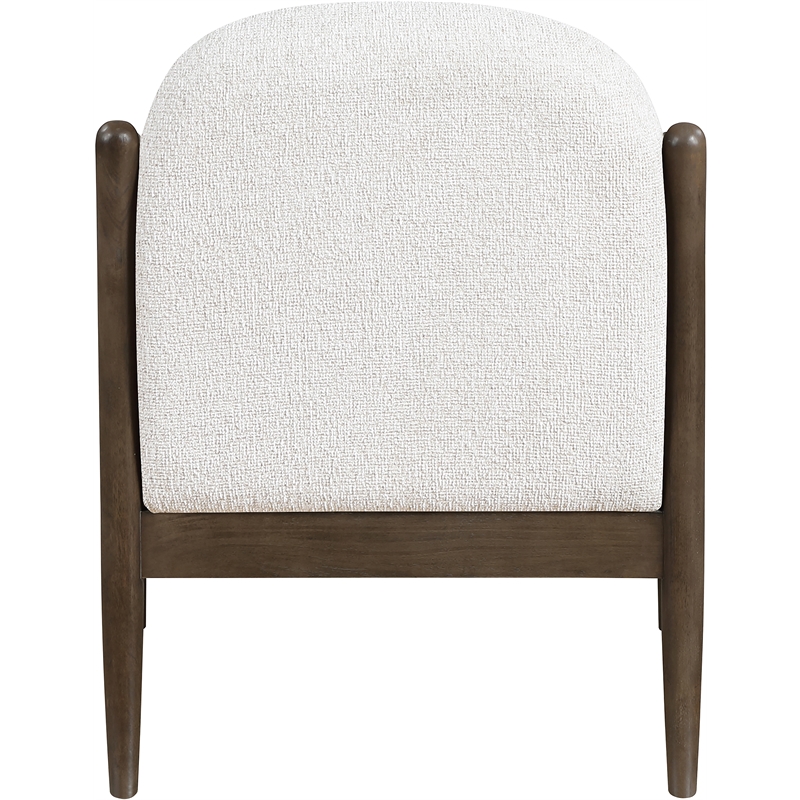 Meridian Furniture Helmsley Cream Performance Fabric Upholstered Accent Chair