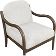 Meridian Furniture Helmsley Cream Performance Fabric Upholstered Accent Chair