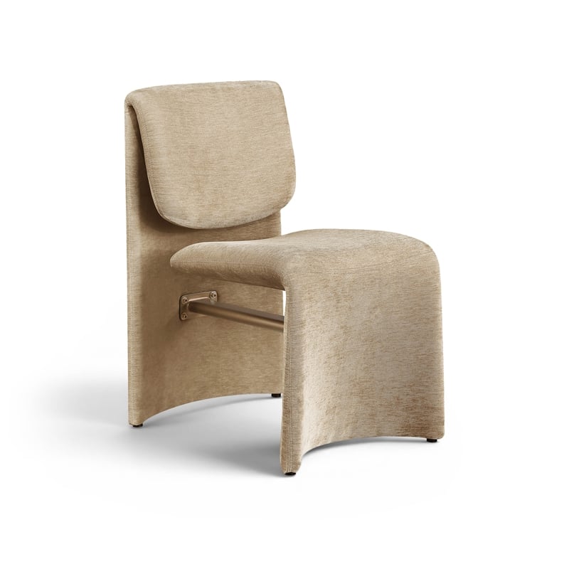 Meridian Furniture Slique Beige Performance Fabric Dining Chair (Set of 2)