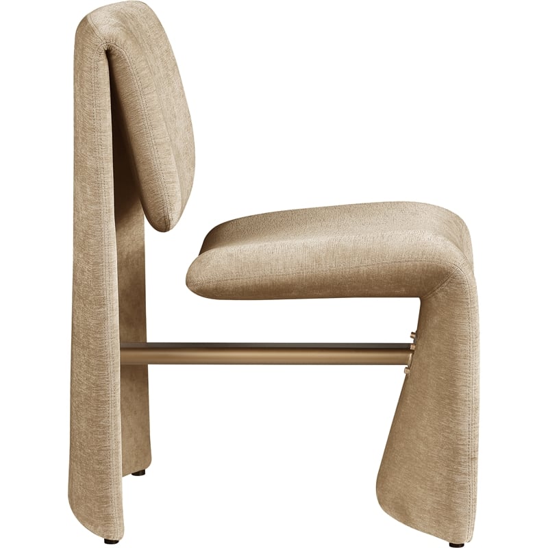 Meridian Furniture Slique Beige Performance Fabric Dining Chair (Set of 2)