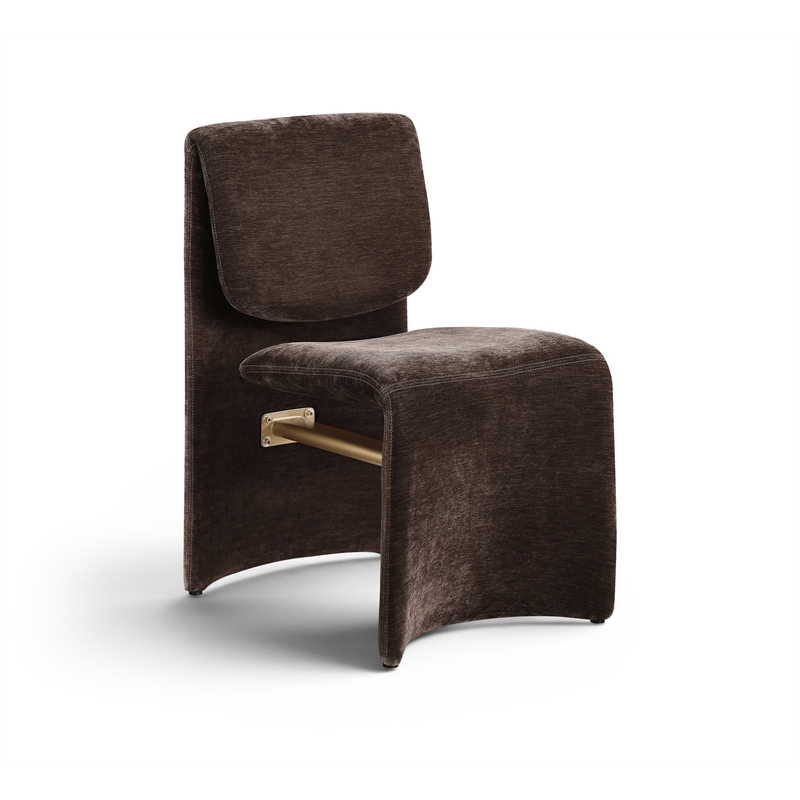 Meridian Furniture Slique Brown Performance Fabric Dining Chair (Set of 2)