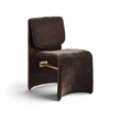 Meridian Furniture Slique Brown Performance Fabric Dining Chair (Set of 2)