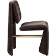 Meridian Furniture Slique Brown Performance Fabric Dining Chair (Set of 2)