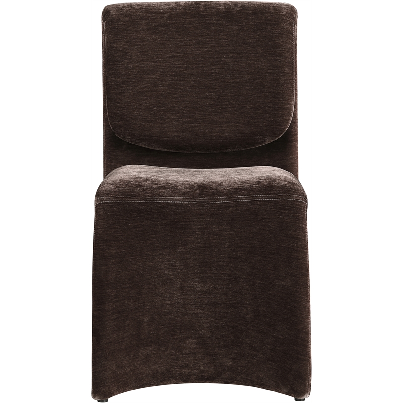 Meridian Furniture Slique Brown Performance Fabric Dining Chair (Set of 2)