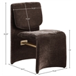 Meridian Furniture Slique Brown Performance Fabric Dining Chair (Set of 2)