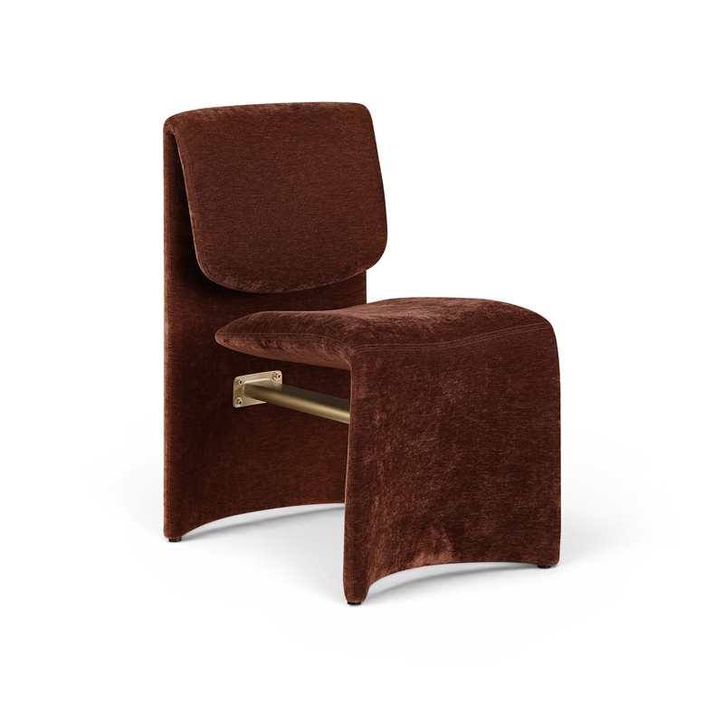 Meridian Furniture Slique Burgundy Performance Fabric Dining Chair (Set of 2)