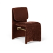 Meridian Furniture Slique Burgundy Performance Fabric Dining Chair (Set of 2)