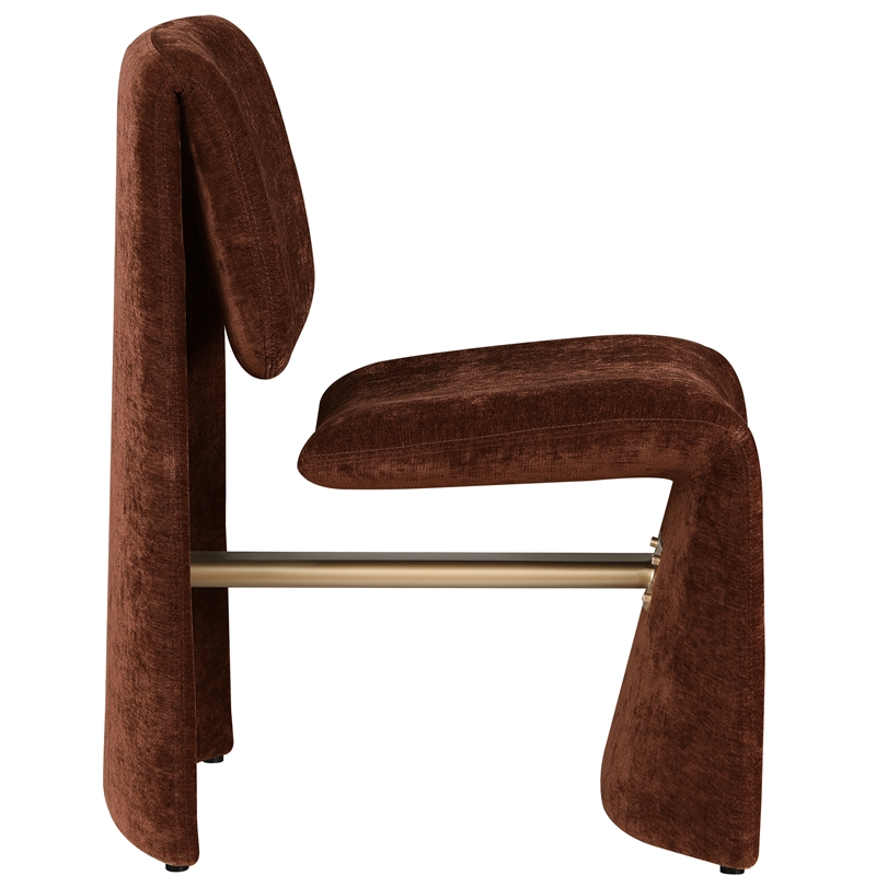 Meridian Furniture Slique Burgundy Performance Fabric Dining Chair (Set of 2)