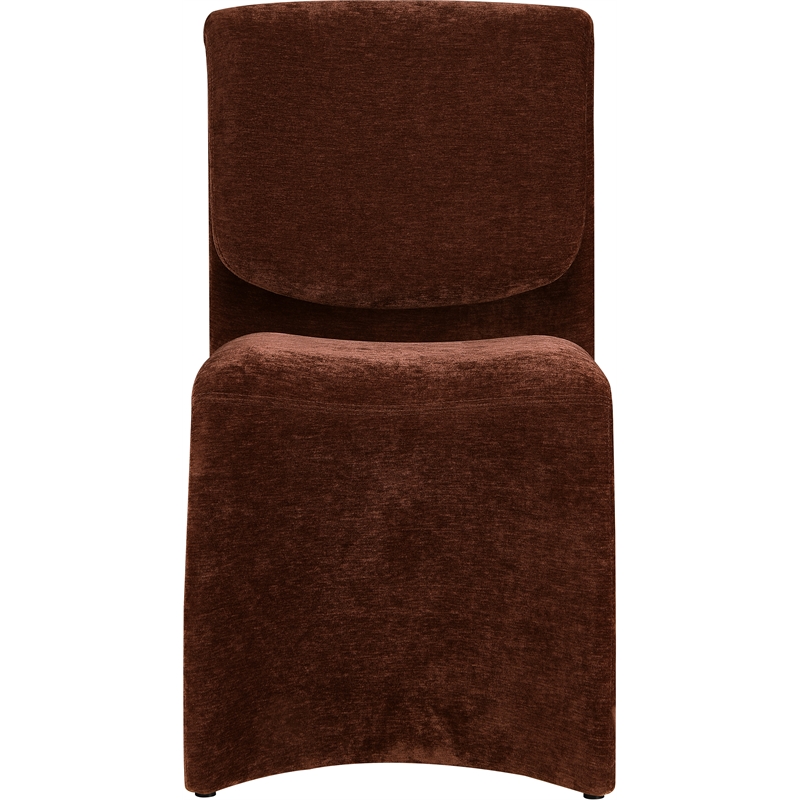 Meridian Furniture Slique Burgundy Performance Fabric Dining Chair (Set of 2)