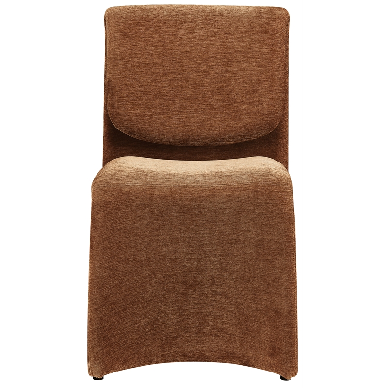 Meridian Furniture Slique Cognac Performance Fabric Dining Chair (Set of 2)