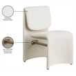 Meridian Furniture Slique Cream Performance Fabric Dining Chair (Set of 2)