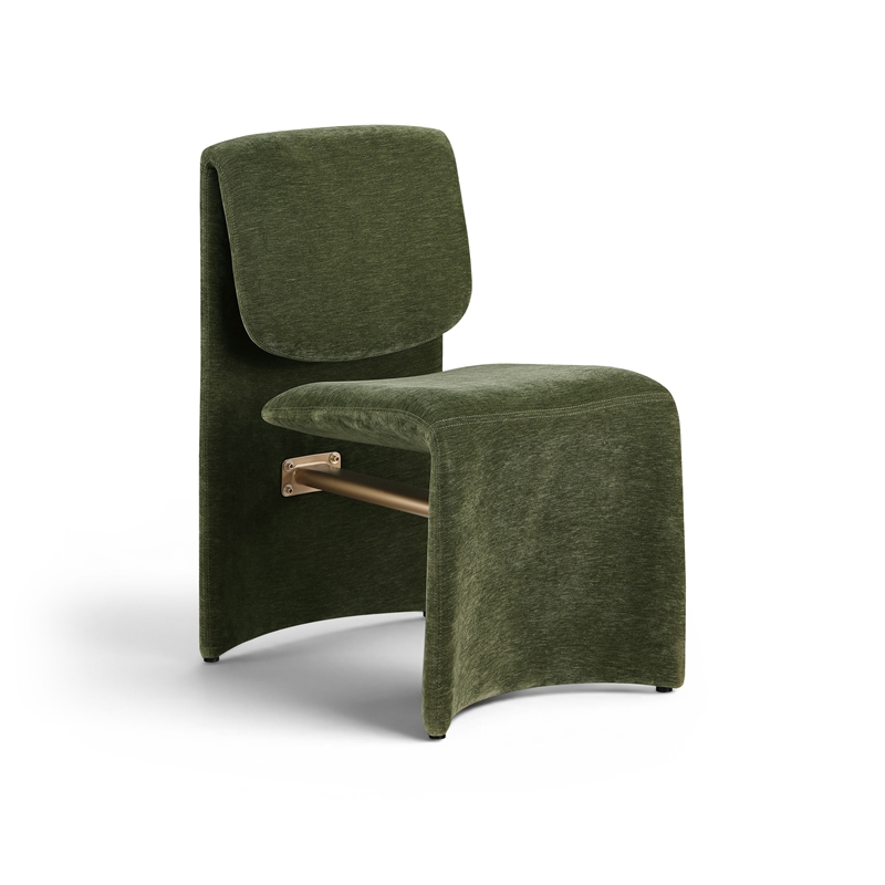 Meridian Furniture Slique Green Performance Fabric Dining Chair (Set of 2)