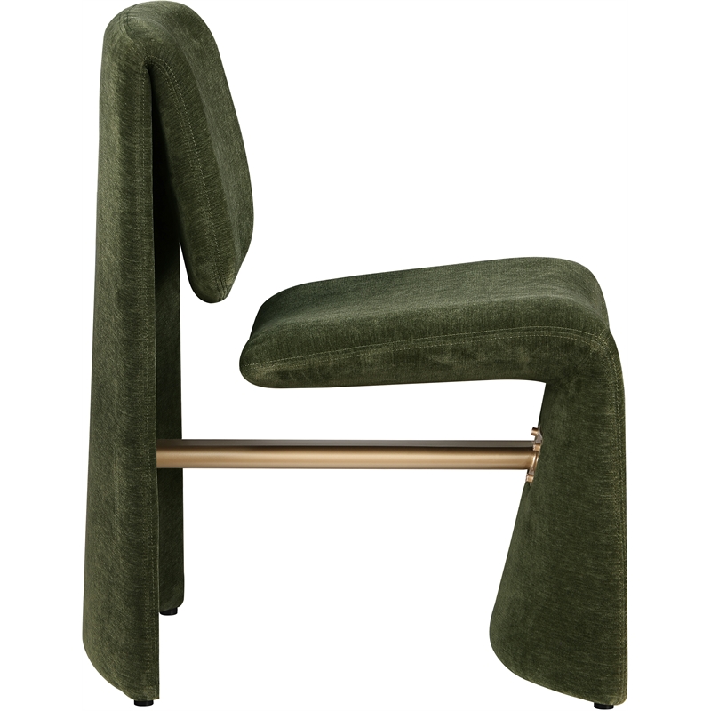 Meridian Furniture Slique Green Performance Fabric Dining Chair (Set of 2)