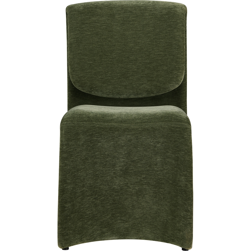Meridian Furniture Slique Green Performance Fabric Dining Chair (Set of 2)