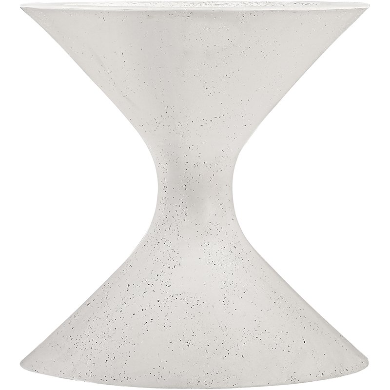 Meridian Furniture Vessa Cream Indoor / Outdoor Concrete Planter