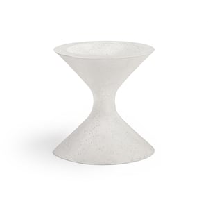 Meridian Furniture Vessa Cream Indoor / Outdoor Concrete Planter
