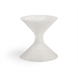 Meridian Furniture Vessa Cream Indoor / Outdoor Concrete Planter