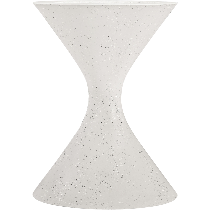 Meridian Furniture Vessa Cream Indoor / Outdoor Concrete Planter