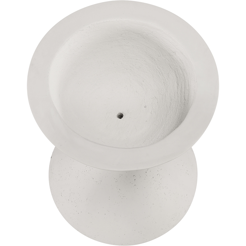 Meridian Furniture Vessa Cream Indoor / Outdoor Concrete Planter
