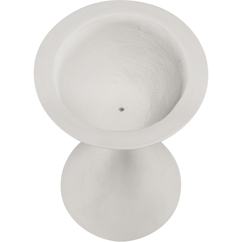 Meridian Furniture Vessa Cream Indoor / Outdoor Concrete Planter