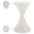 Meridian Furniture Vessa Cream Indoor / Outdoor Concrete Planter