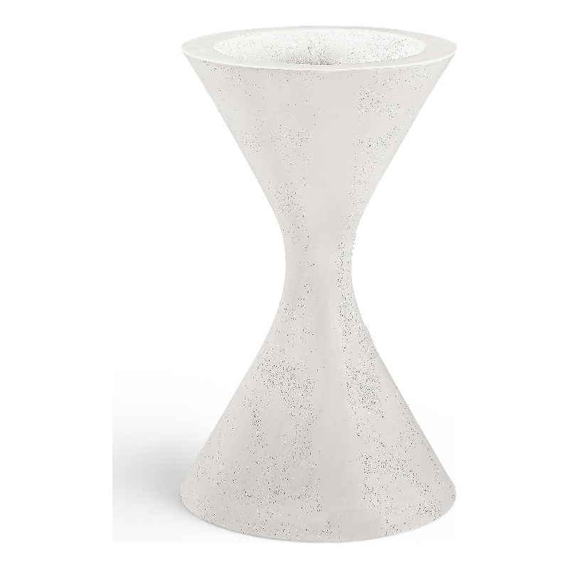 Meridian Furniture Vessa Cream Indoor / Outdoor Concrete Planter