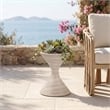 Meridian Furniture Vessa Travertine Indoor / Outdoor Concrete Planter