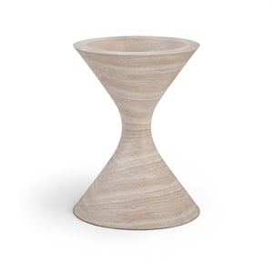 Meridian Furniture Vessa Travertine Indoor / Outdoor Concrete Planter