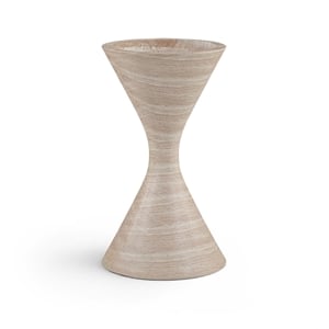 Meridian Furniture Vessa Travertine Indoor / Outdoor Concrete Planter