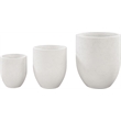 Meridian Furniture Florique Cream Indoor / Outdoor Concrete Planter