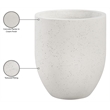 Meridian Furniture Florique Cream Indoor / Outdoor Concrete Planter