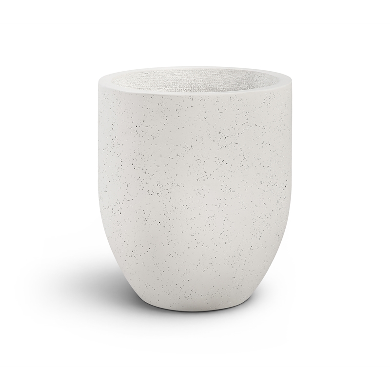 Meridian Furniture Florique Cream Indoor / Outdoor Concrete Planter