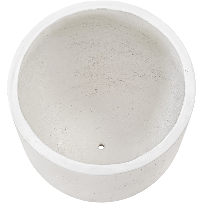 Meridian Furniture Florique Cream Indoor / Outdoor Concrete Planter