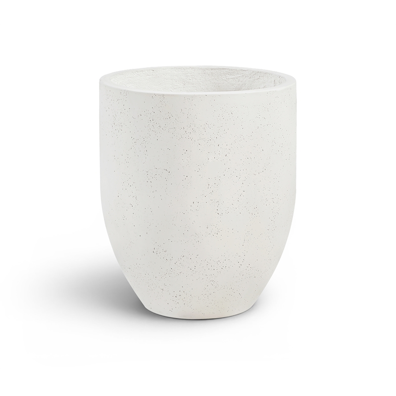 Meridian Furniture Florique Cream Indoor / Outdoor Concrete Planter