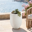 Meridian Furniture Florique Cream Indoor / Outdoor Concrete Planter