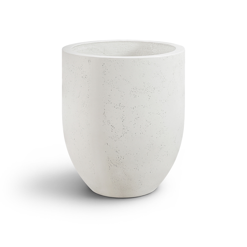 Meridian Furniture Florique Cream Indoor / Outdoor Concrete Planter