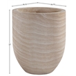 Meridian Furniture Florique Travertine Indoor / Outdoor Concrete Planter